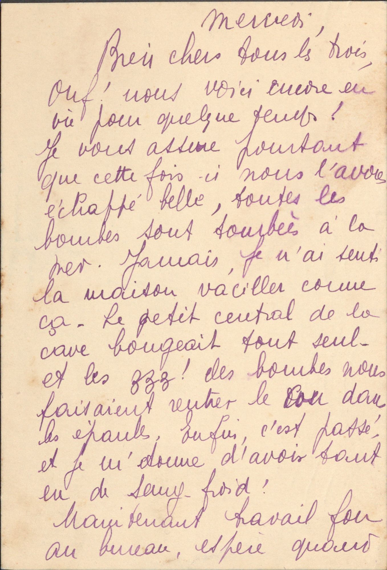 D'une mère à son fils